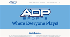 Desktop Screenshot of adpsports.com
